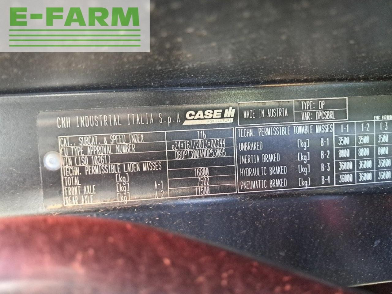 Farm tractor Case-IH optum 300 cvx: picture 7