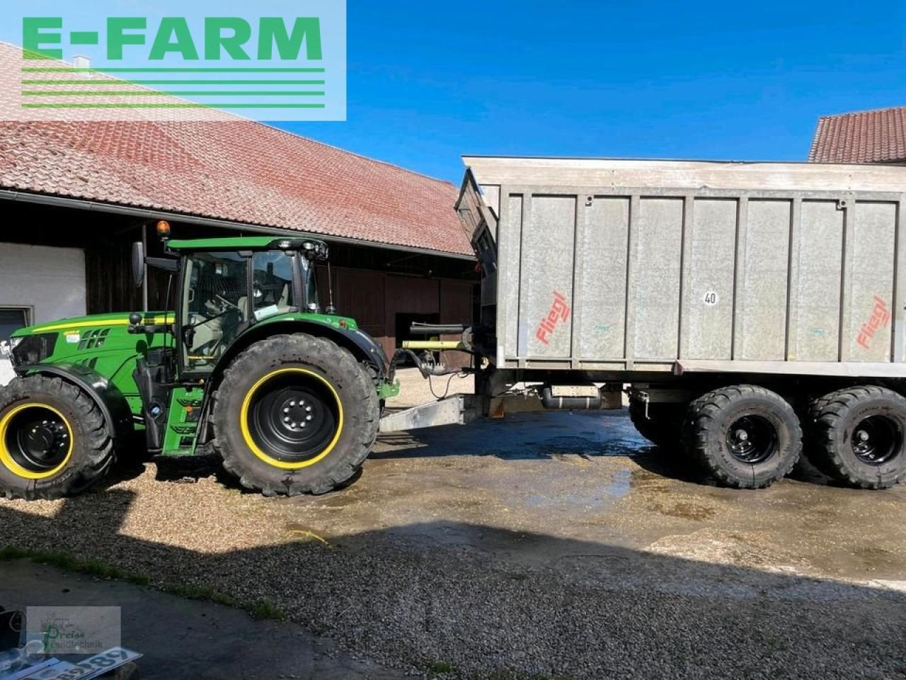 Farm tipping trailer/ Dumper Fliegl asw 258: picture 2