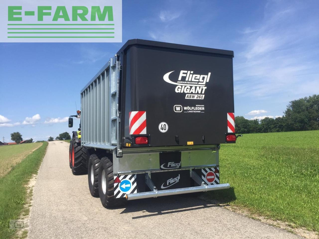 Farm tipping trailer/ Dumper Fliegl asw 261 fox: picture 3