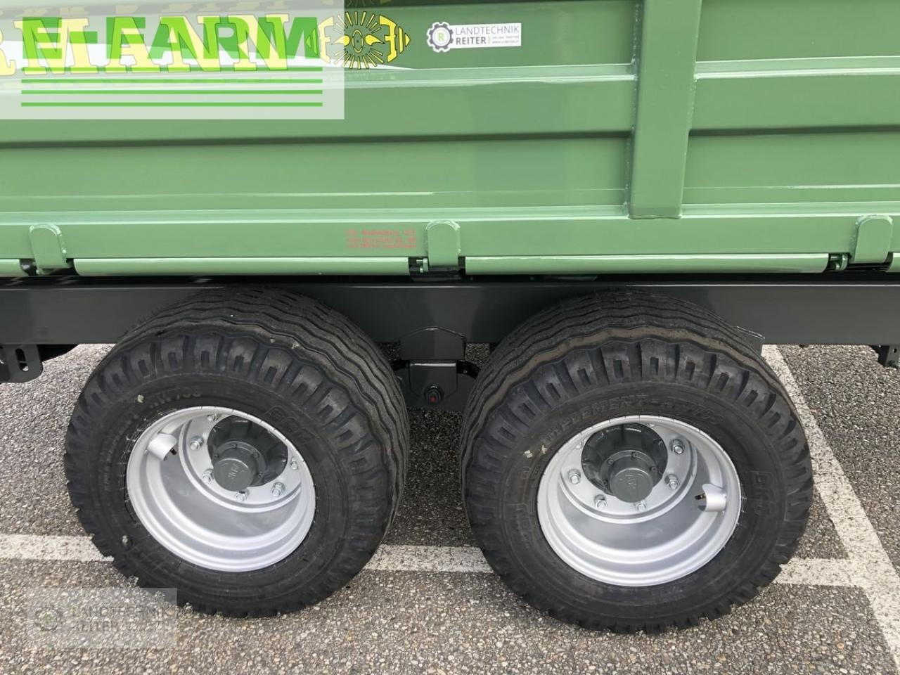 Farm tipping trailer/ Dumper Fuhrmann ff 15000, hydr. heckwand: picture 8