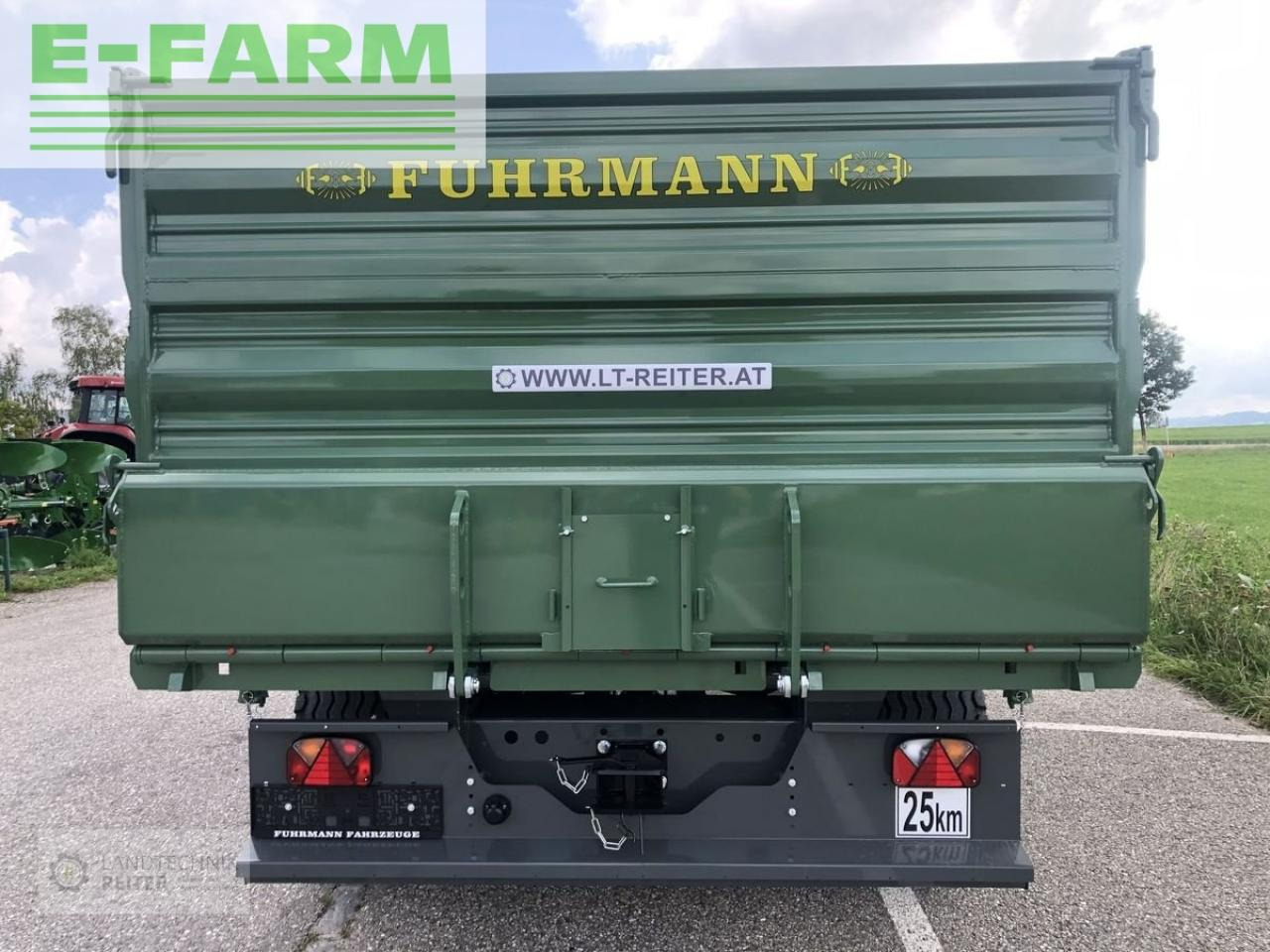 Farm tipping trailer/ Dumper Fuhrmann ff 15000, hydr. heckwand: picture 3