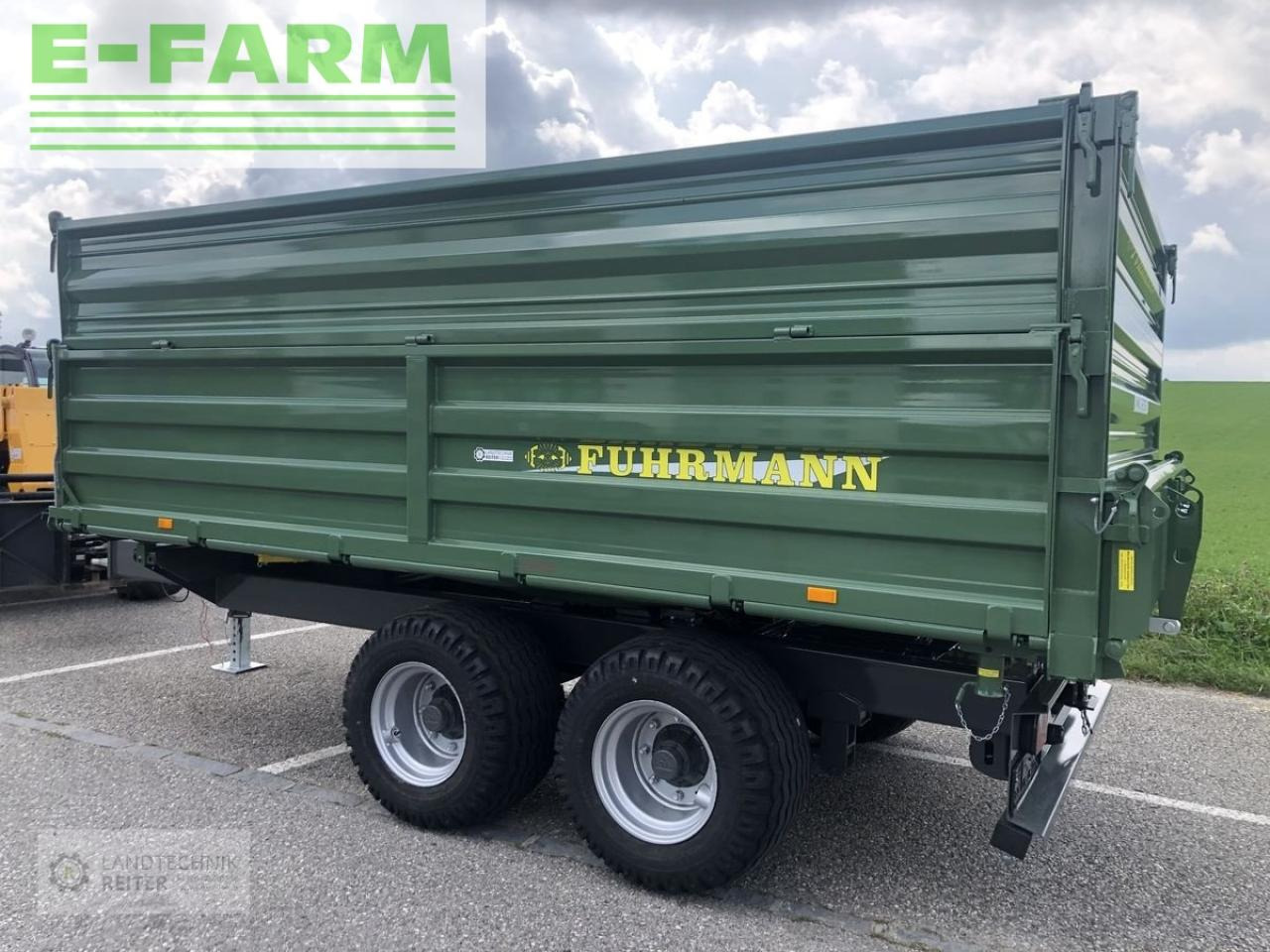 Farm tipping trailer/ Dumper Fuhrmann ff 15000, hydr. heckwand: picture 4