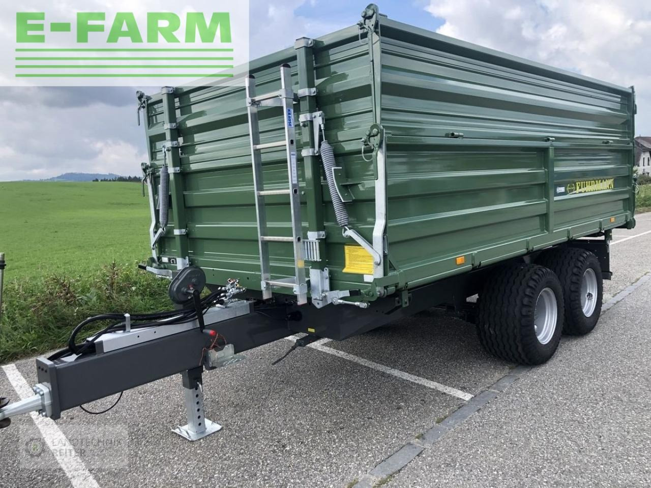Farm tipping trailer/ Dumper Fuhrmann ff 15000, hydr. heckwand: picture 5