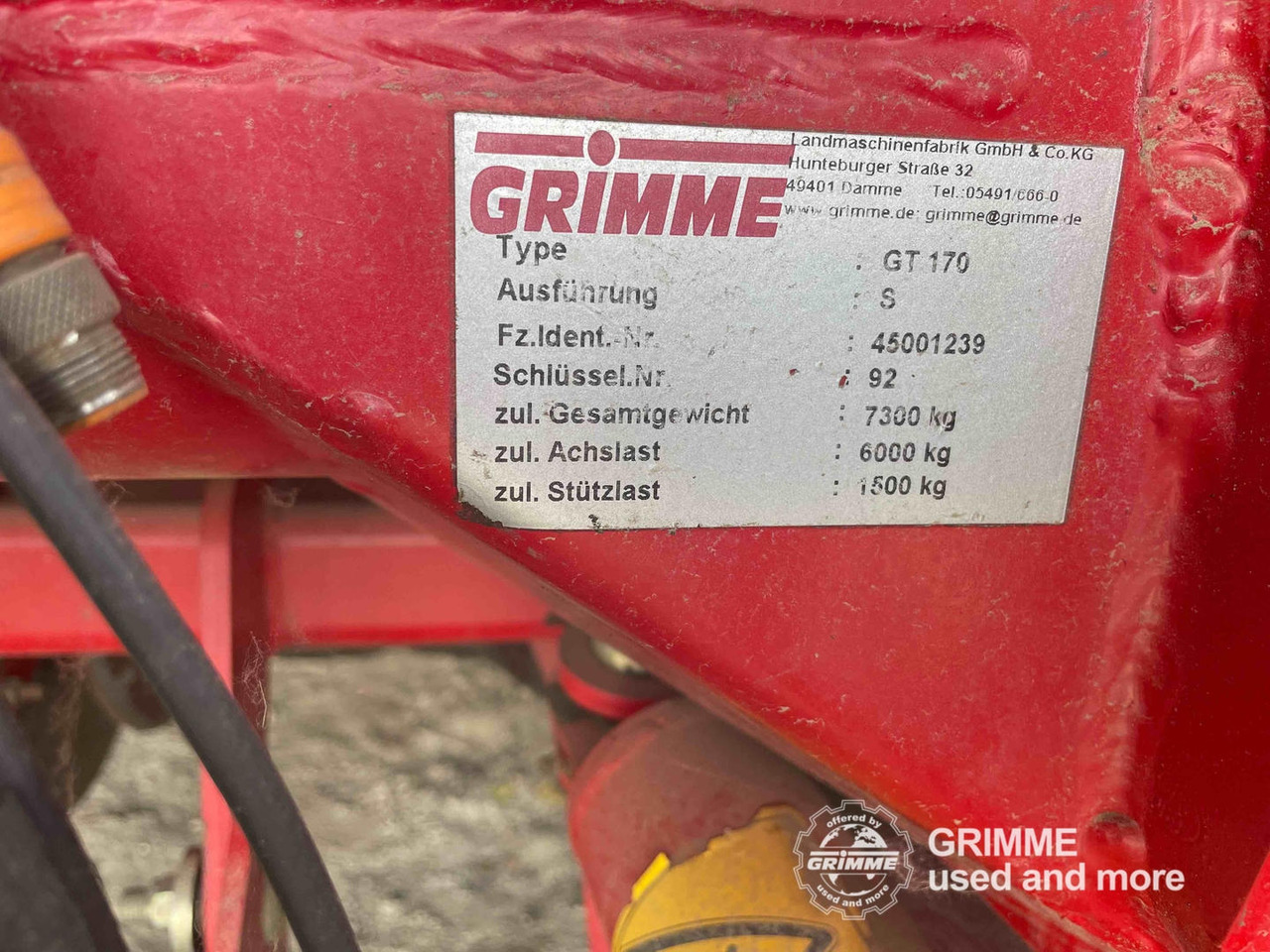 Potato harvester Grimme GT 170: picture 2