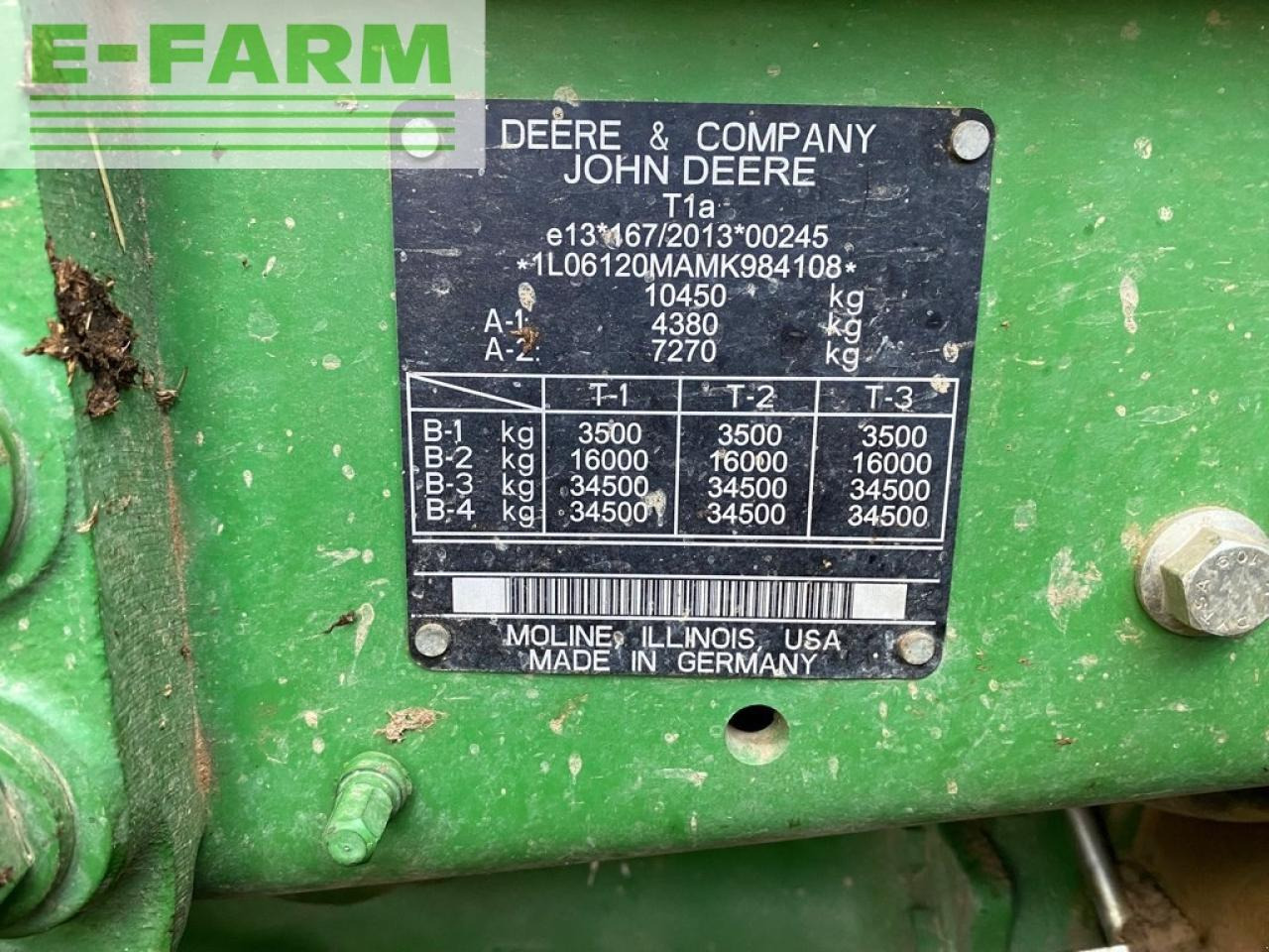 Farm tractor John Deere 6120 m: picture 10