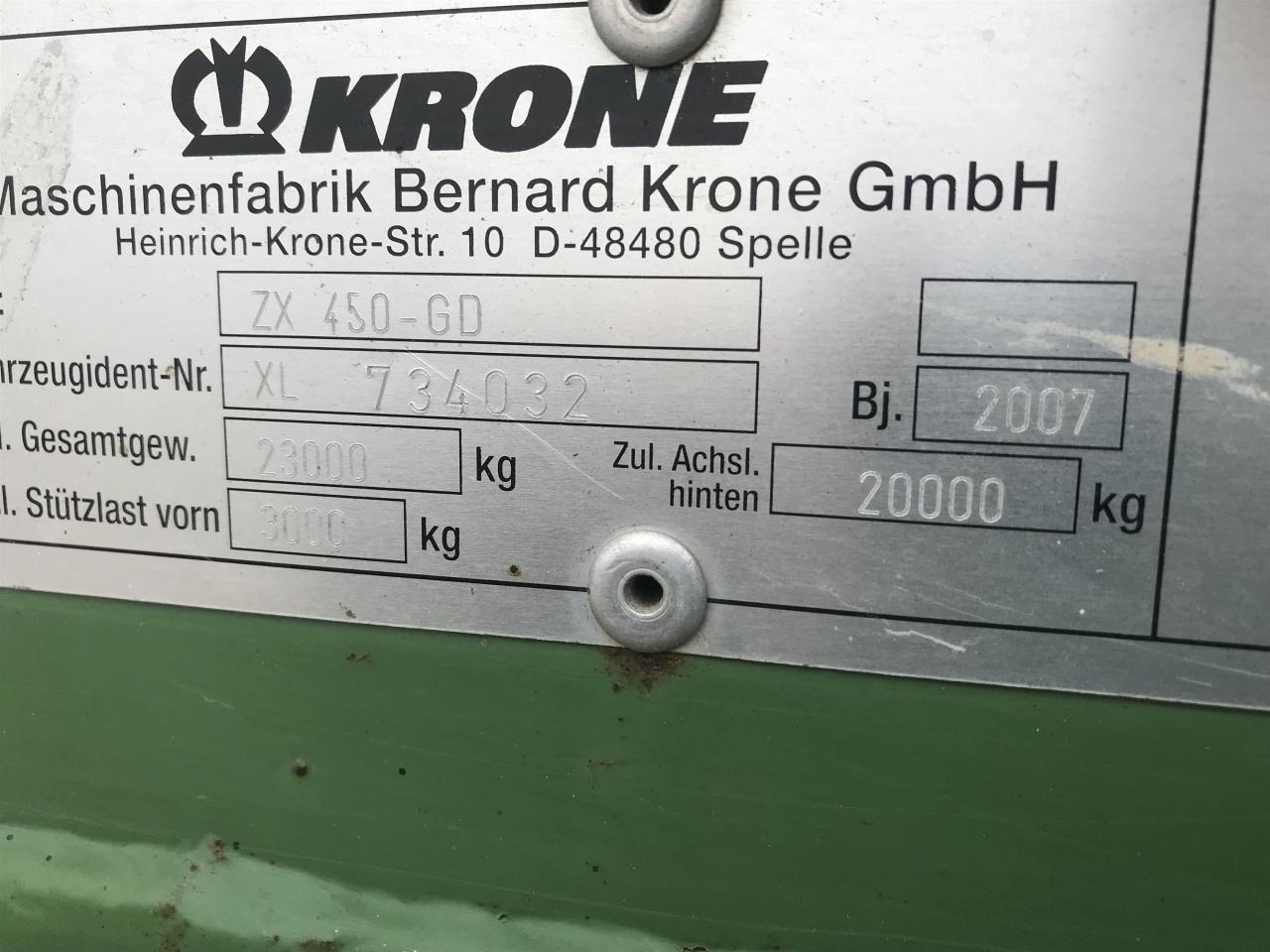 Self-loading wagon Krone ZX 450 GD: picture 11