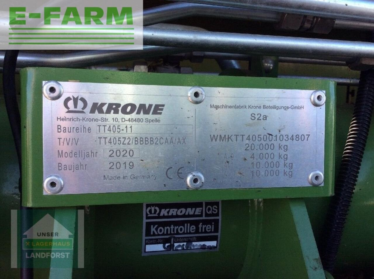 Self-loading wagon Krone zx 430 gd: picture 20
