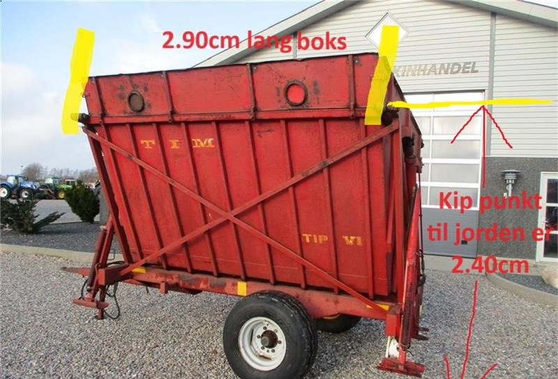 Farm tipping trailer/ Dumper Tim Tip VI sidetip med 2 støtteben: picture 12