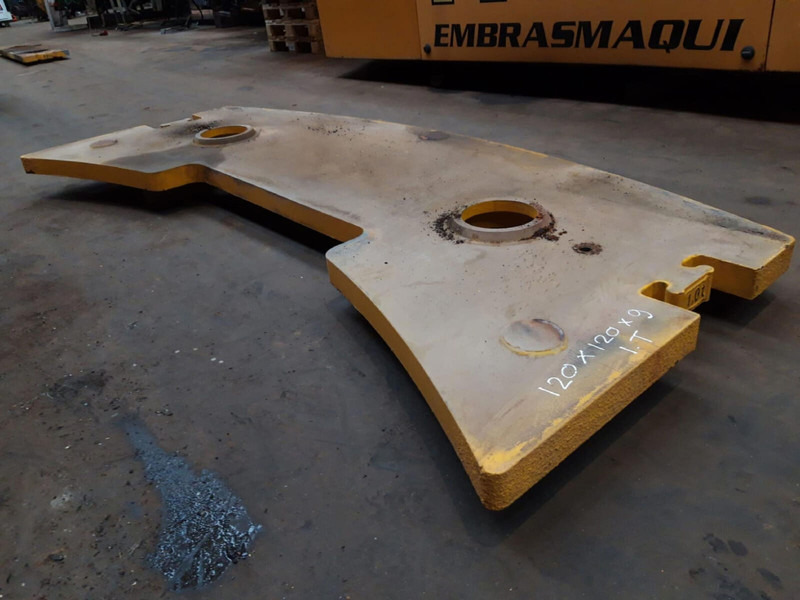 Counterweight for Construction machinery Liebherr Liebherr LTM 1050-1 counterweight 1 ton: picture 4