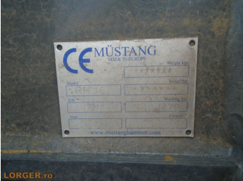 Demolition shears for Construction machinery Mustang RH16: picture 5