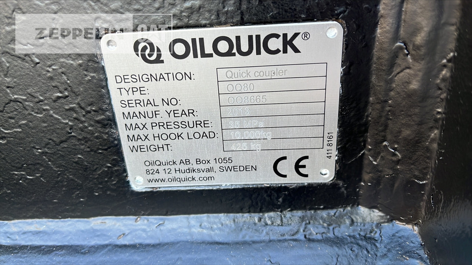 Leasing of Oilquick Deutschland GmbH OQ80 SW 330F  Oilquick Deutschland GmbH OQ80 SW 330F: picture 3