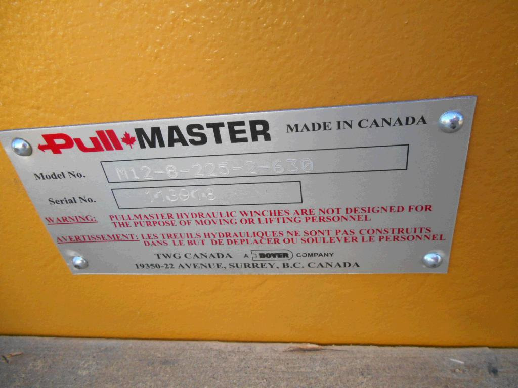 Winch for Construction machinery Pullmaster M12-8-225-2-630 - 2945778: picture 3