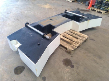 Counterweight for Construction machinery Terex Challenger 3160 counterweight 2,26 Ton: picture 3