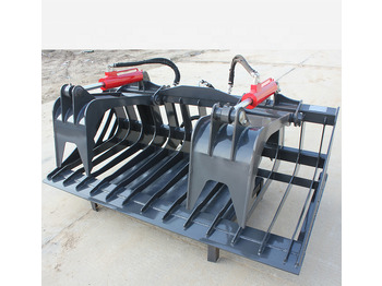 Bucket for Skid steer loader XCMG official X0403 rock root grapple bucket for skid steer: picture 1