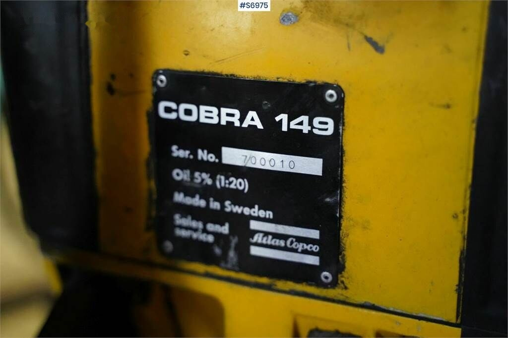 Concrete equipment Atlas Copco COBRA 149 Rock drill: picture 5