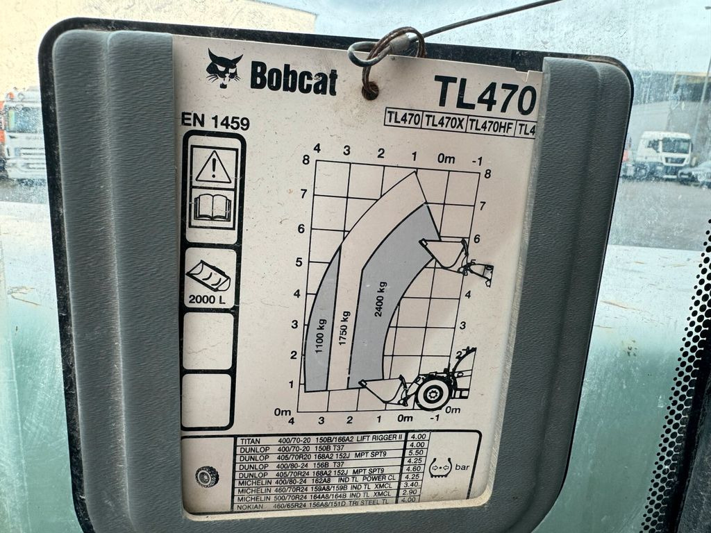Wheel loader Bobcat TL 470 Teleskoplader 9 Ton +Gabel +Schaufel: picture 25