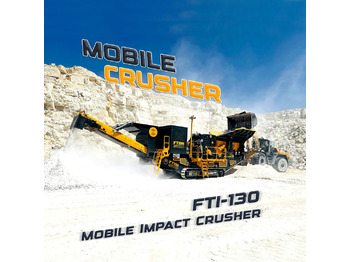 Mobile crusher FABO FTI-130 MOBILE IMPACT CRUSHER 400-500 TPH | AVAILABLE IN STOCK: picture 1