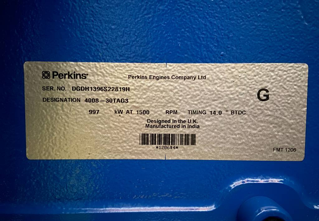 Leasing of FG Wilson P1250E1 - Perkins - 1250 kVA Genset - DPX-16028-O  FG Wilson P1250E1 - Perkins - 1250 kVA Genset - DPX-16028-O: picture 12