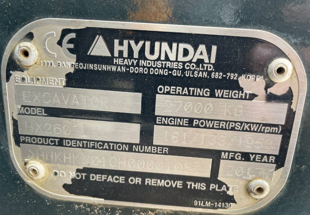 Crawler excavator Hyundai HX 260 L: picture 11