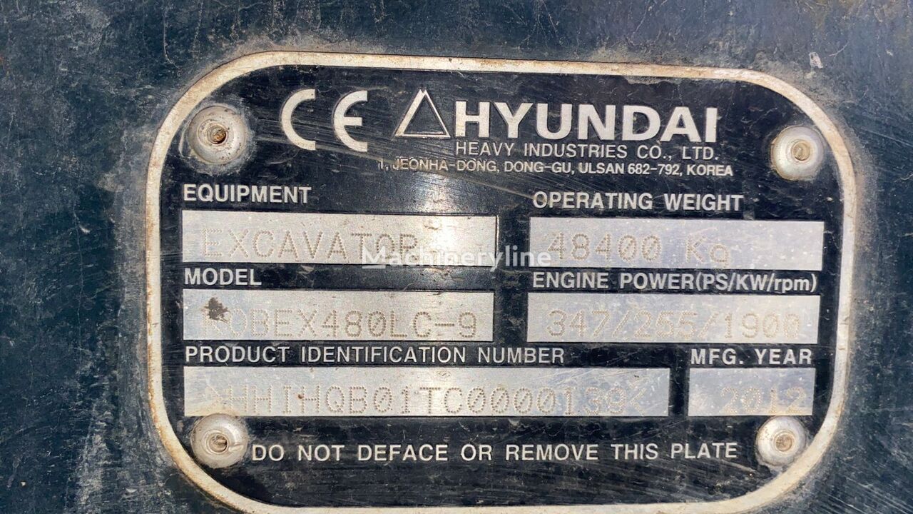Crawler excavator Hyundai Robex 480: picture 4
