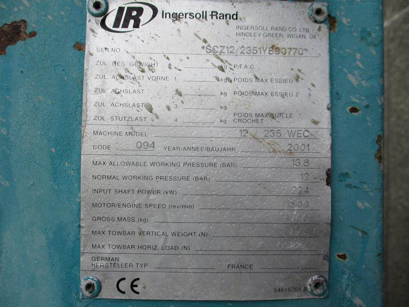 Air compressor Ingersoll Rand 12 / 235: picture 15