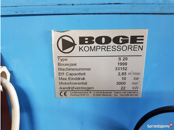 Air compressor KOMPRESOR ŚRUBOWY BOGE S 29: picture 3