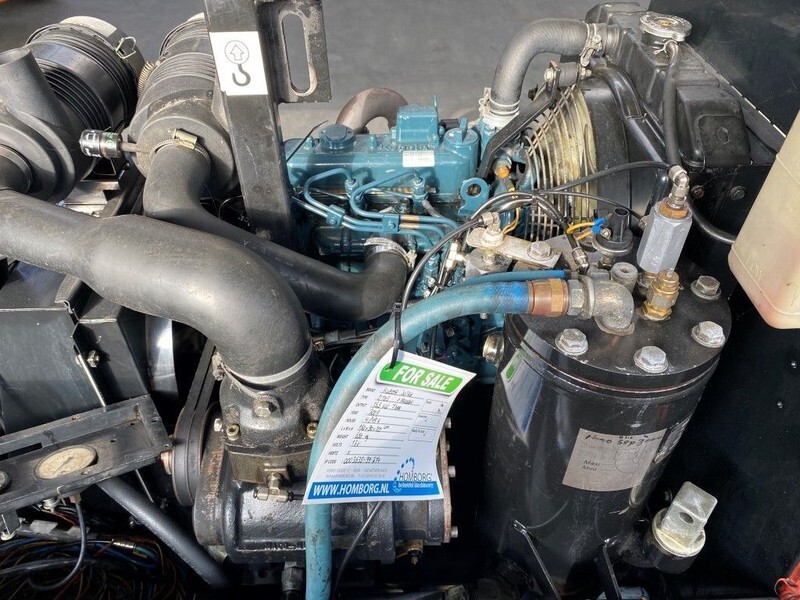 Air compressor Kubota D1105 Sullair 15.5 kW 7 bar diesel schroefcompressor met nakoeler: picture 6