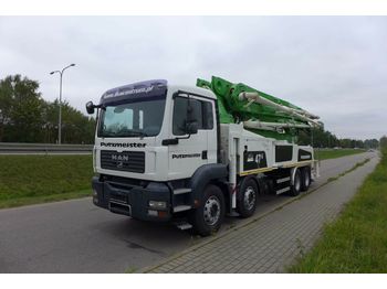 Concrete pump truck, Truck MAN  TGA 41.400 8x4 Putzmeister 47-5 m: picture 1