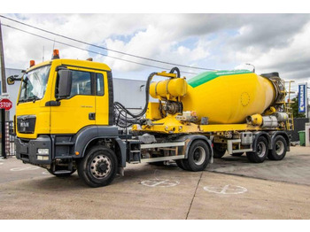 Concrete mixer truck MAN TGS 18.360 BLS-4X4H+MIXER 10 m3: picture 1