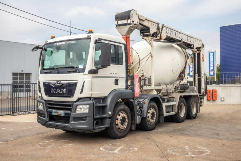 Concrete mixer truck MAN TGS 32.360+PUTZMEISTER8M³+BAND/BELT/TAPIS: picture 5