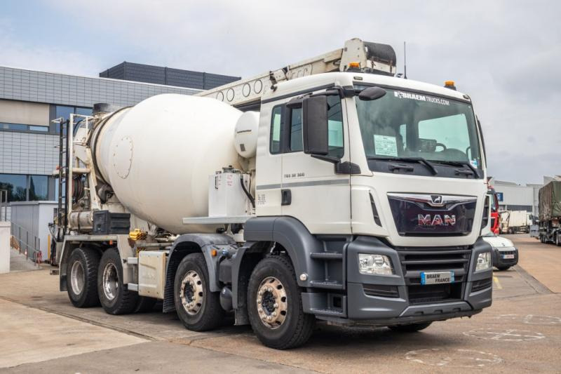Concrete mixer truck MAN TGS 32.360+PUTZMEISTER8M³+BAND/BELT/TAPIS: picture 6