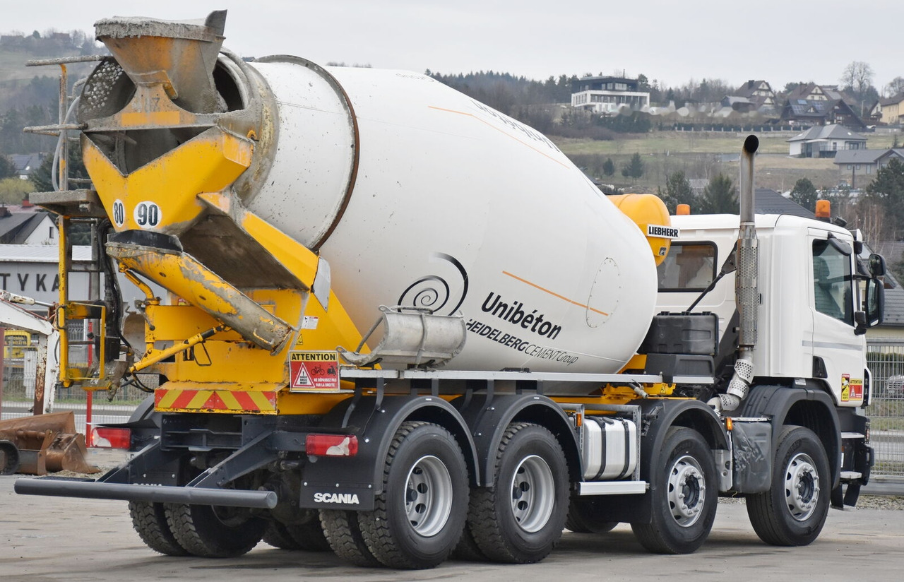 Concrete mixer truck Scania P 410* Betonmischer* 8x4: picture 3