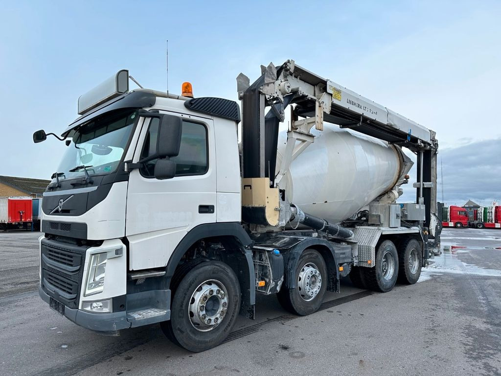 Concrete mixer truck Volvo 6 Stck. vorhanden FM 410 8x4 Liebherr Mixer 9 m3: picture 2