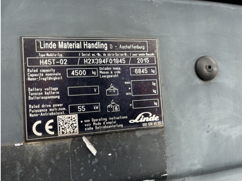 LPG forklift Linde H45T-02: picture 4