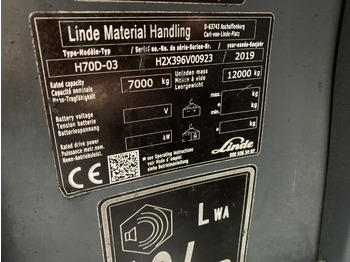 Diesel forklift Linde H70D-03: picture 4