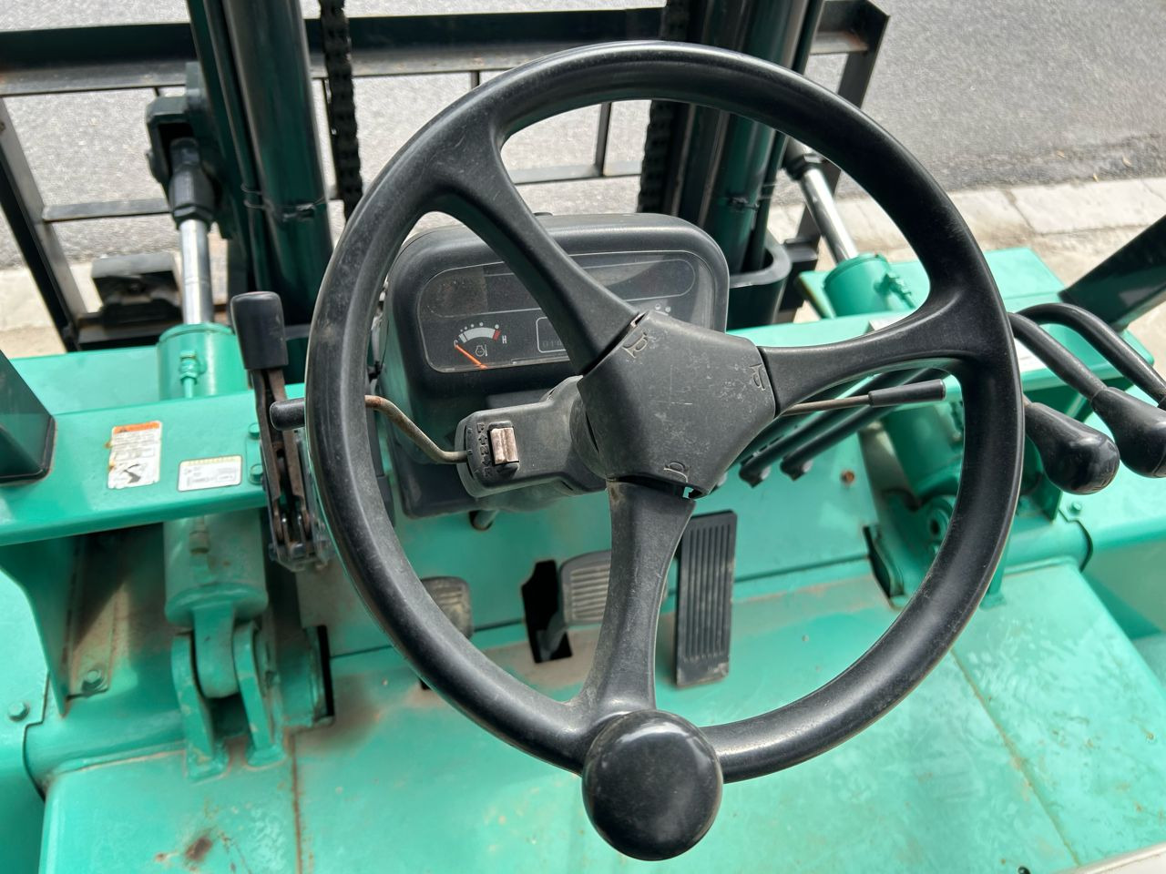 Diesel forklift Used 6 ton 7ton forklift mitsubishi cheap price good quality for sale: picture 7