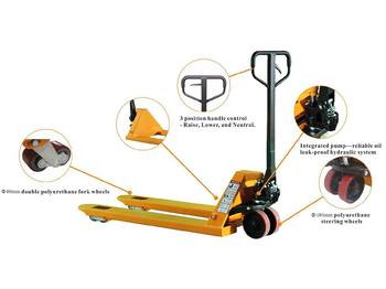 Pallet truck XCMG Official Manual Pallet Trucks 2 Ton Mini Hand Pallet Truck Price: picture 2