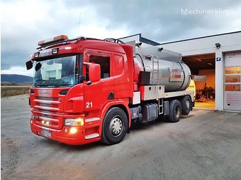 Vacuum truck SCANIA P 420 6x2*4 *Fäkalienwagen*Progress tank*14000L*: picture 1