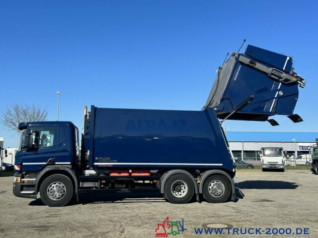 Garbage truck for transportation of garbage Scania P320 6x2 Faun Variopress 22m³+Zoeller Schüttung: picture 11