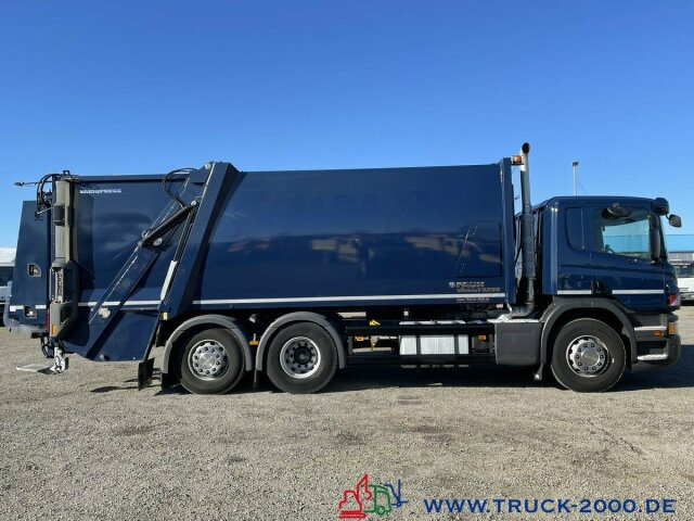 Garbage truck for transportation of garbage Scania P320 6x2 Faun Variopress 22m³+Zoeller Schüttung: picture 13
