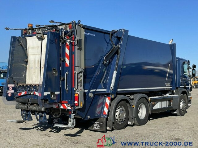 Garbage truck for transportation of garbage Scania P320 6x2 Faun Variopress 22m³+Zoeller Schüttung: picture 14