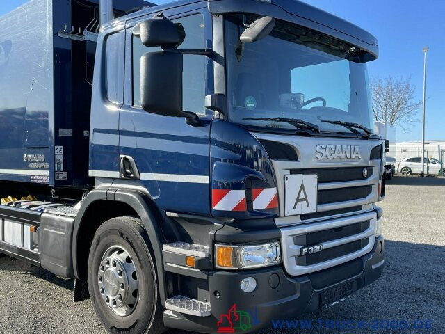 Garbage truck for transportation of garbage Scania P320 6x2 Faun Variopress 22m³+Zoeller Schüttung: picture 6