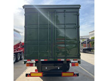 Curtainsider semi-trailer 3 axles flatbed trailer with side tarpaulin curtain: picture 3