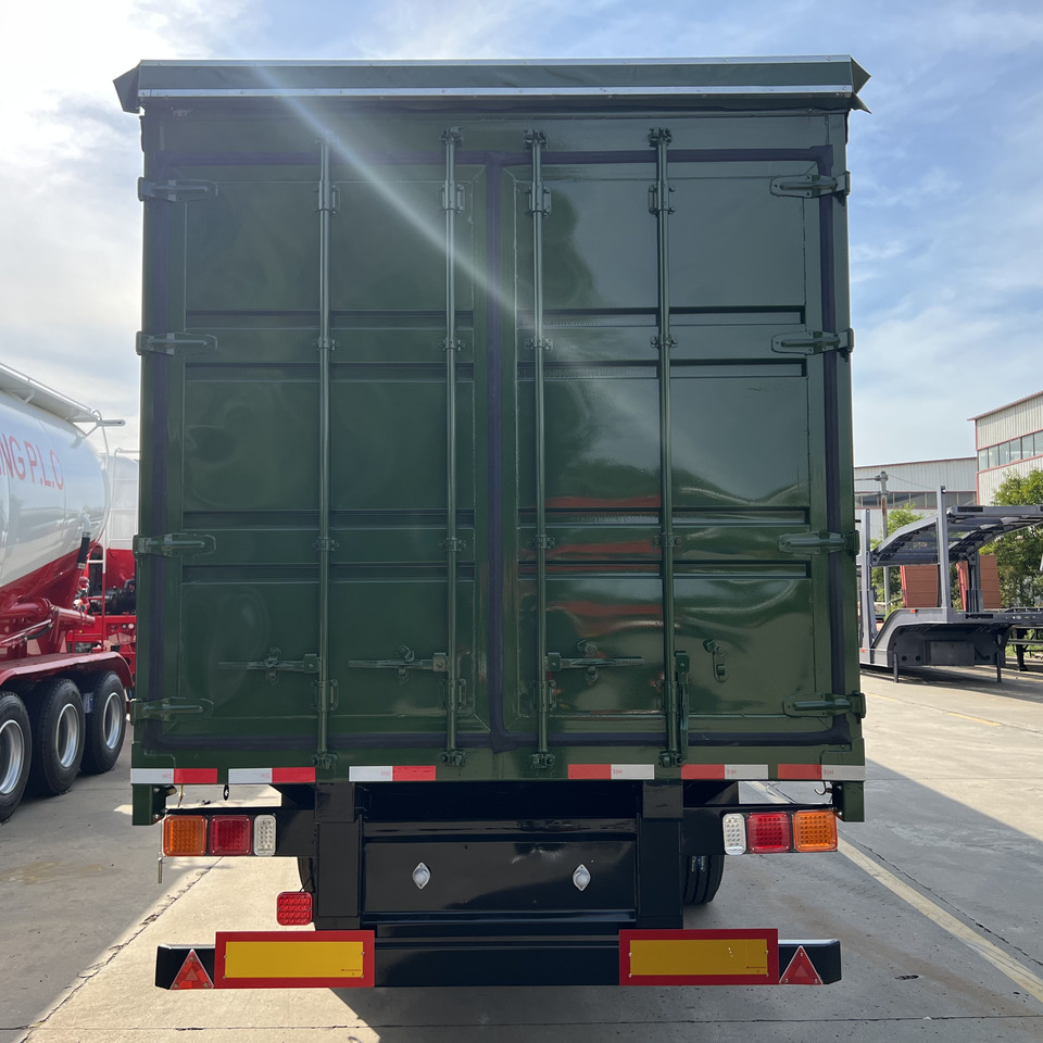 Curtainsider semi-trailer 3 axles flatbed trailer with side tarpaulin curtain: picture 3