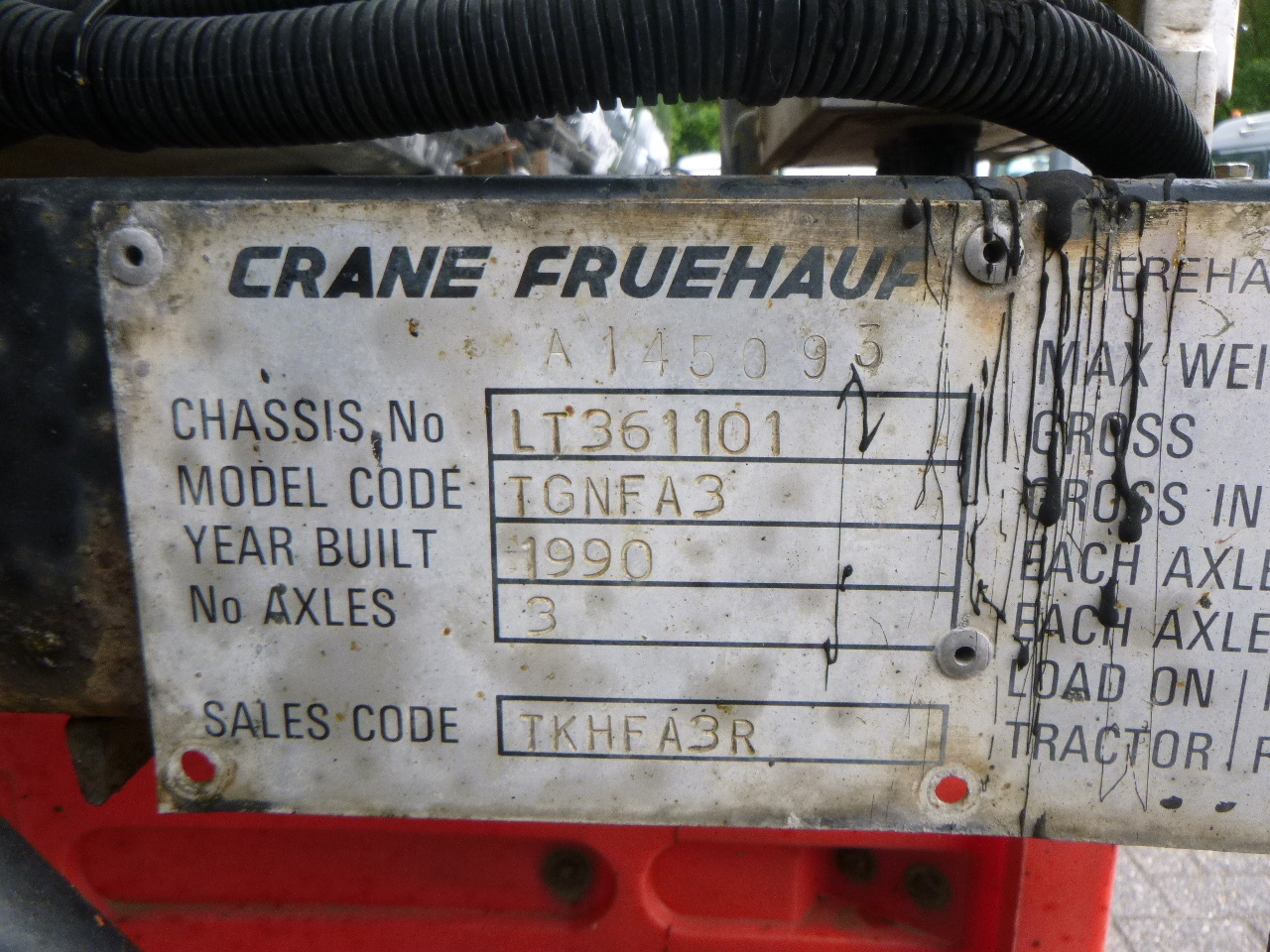 Leasing of Crane Fruehauf Bitumen tank inox 28 m3 / 1 comp Crane Fruehauf Bitumen tank inox 28 m3 / 1 comp: picture 16