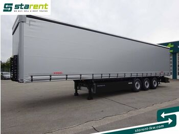 Curtainsider semi-trailer Kögel Tautliner, Light 6.660 kg, Coil Mulde, Hubdach