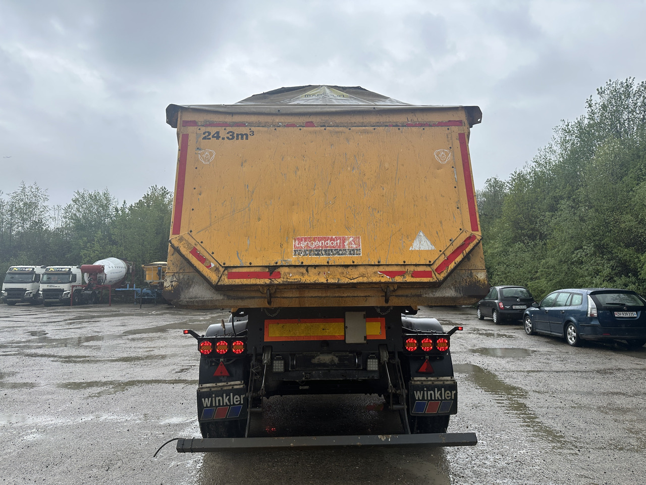 Tipper semi-trailer (D) 2017 Langendorf SK 20 tipper trailer isolated: picture 13