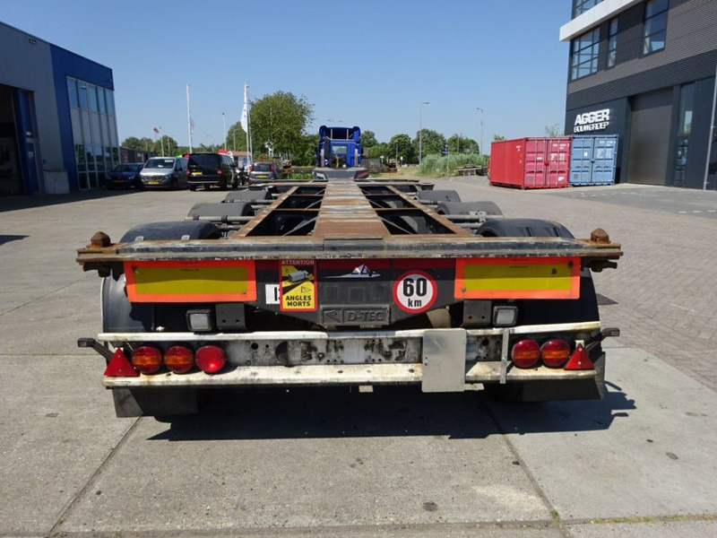 Container transporter/ Swap body semi-trailer D-Tec Flexitrailer / 3x Extendable / Disc / Lift Axle: picture 2