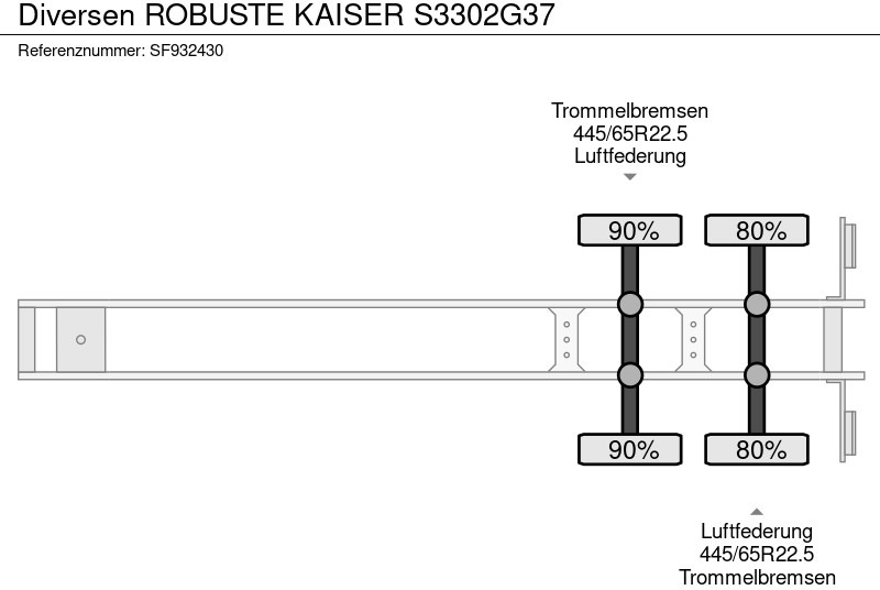Tipper semi-trailer Diversen ROBUSTE KAISER S3302G37: picture 11