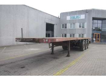 HRD kran trailer - Dropside/ Flatbed semi-trailer